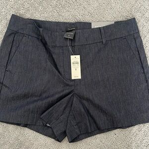 NWT Ann Taylor dark light denim shorts size 8
